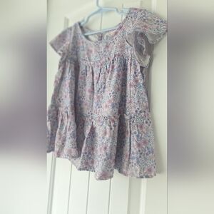 Cat & Jack Purple and Pink Blouse